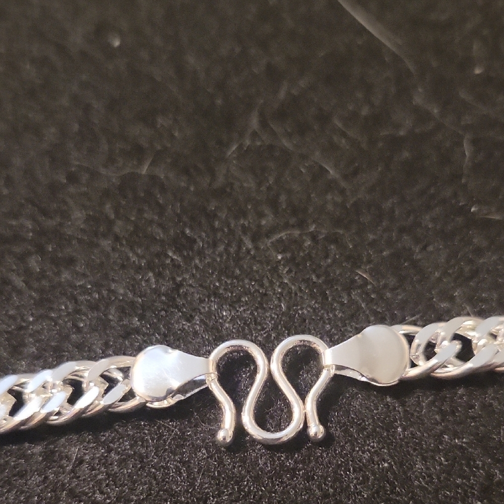 Source Unknown Silver Linked Chain Necklace - image 2